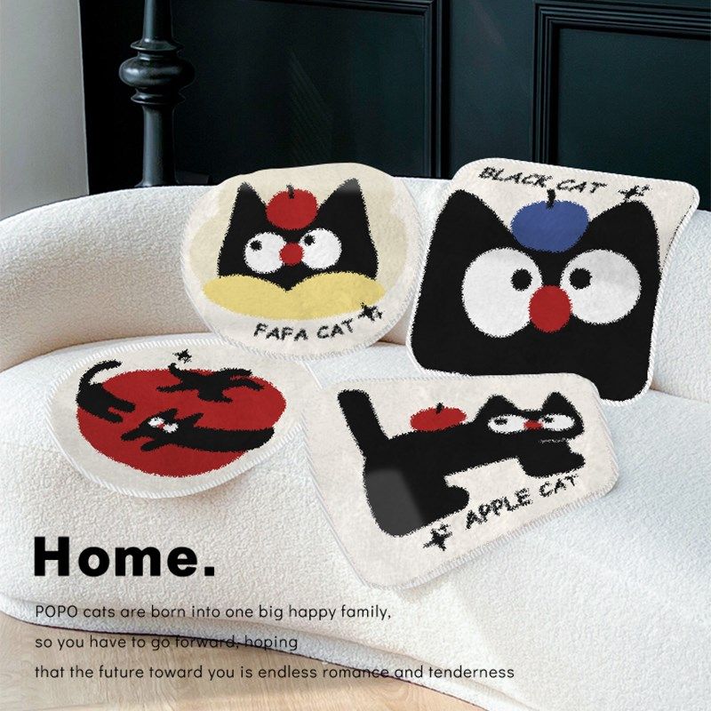 真丝猫咪汽车坐垫屁垫椅子垫沙发客厅办公室久坐毛绒防滑通用四季,居家布艺,椅垫,淘宝优惠券,粉丝福利购,淘宝优惠卷