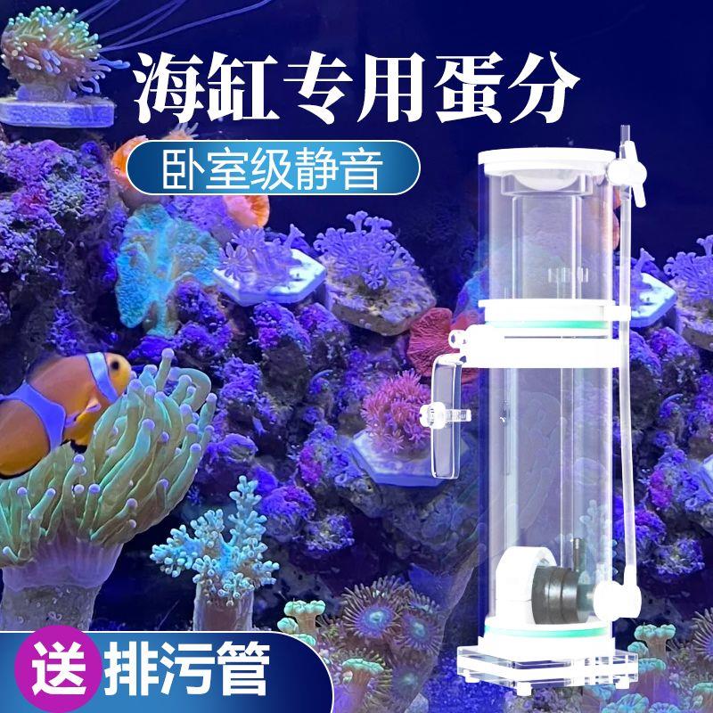 迷你版蛋分器海水小海缸静音背滤海水缸外置蛋白质分离器全套设备