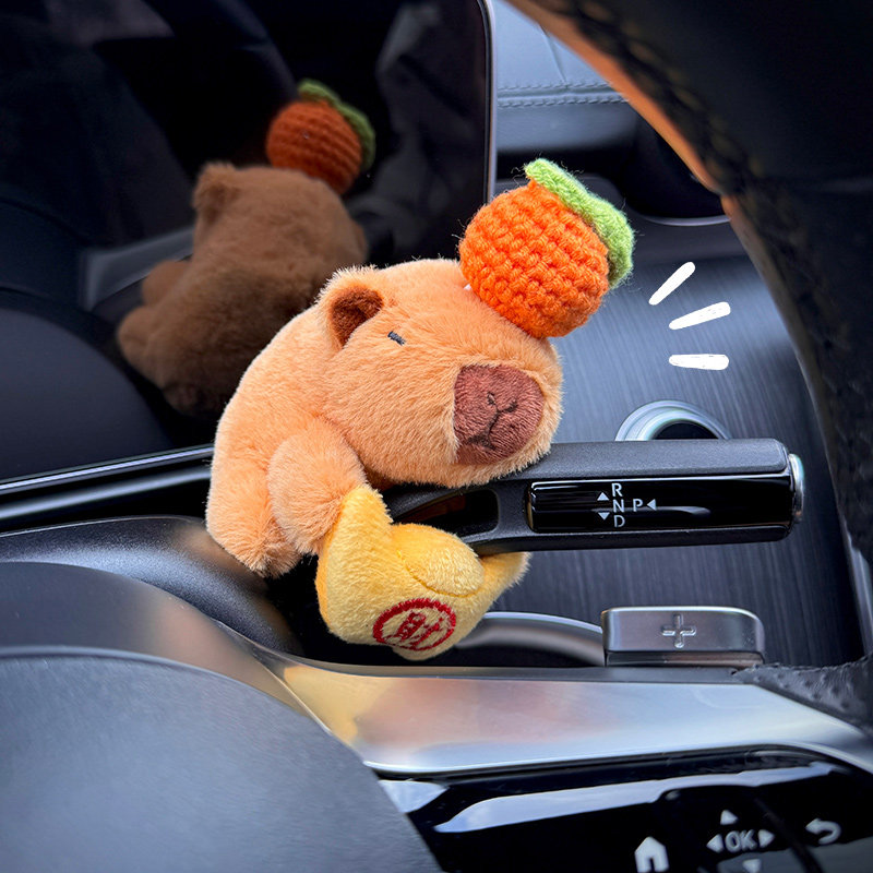 汽车内饰品卡皮巴拉水豚怀挡装饰转向灯雨刮器车载屏幕后视镜摆件,汽车用品/电子/清洗/改装,手刹套/档把套/套饰套装,淘宝优惠券,粉丝福利购,淘宝优惠卷