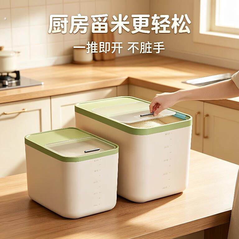 大容量米面粉储存桶家用密封式防虫防潮2026新款五谷杂粮收纳米缸