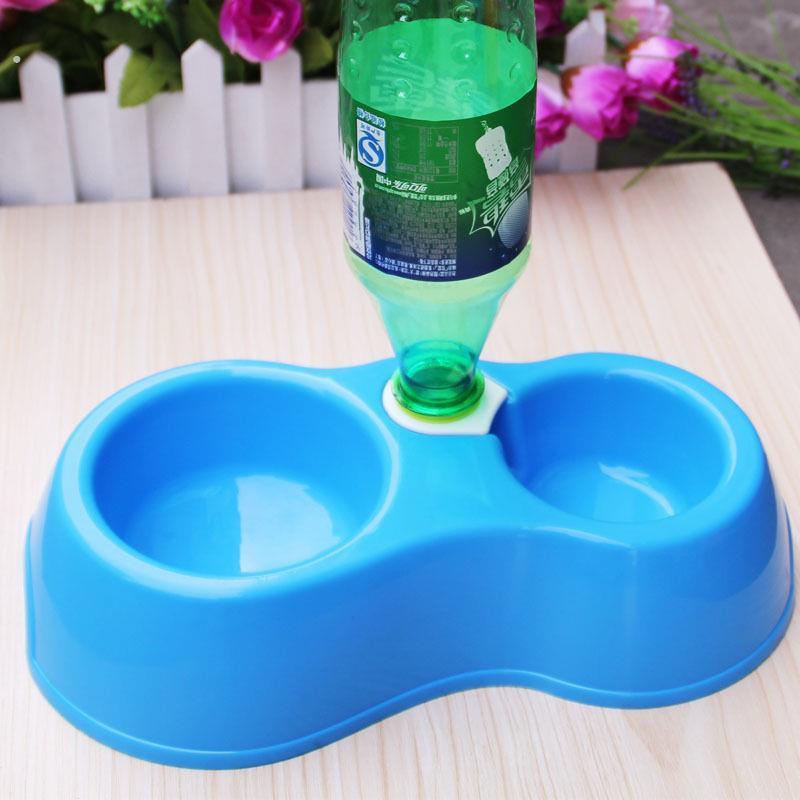 宠物碗双碗防滑狗碗宠物喂食饮水器猫碗小号宠物双碗泰迪碗双口碗