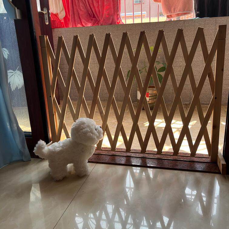 宠物阻拦门围栏室内可用挡狗挡兔子推拉折叠伸缩护栏防宠物进屋拦