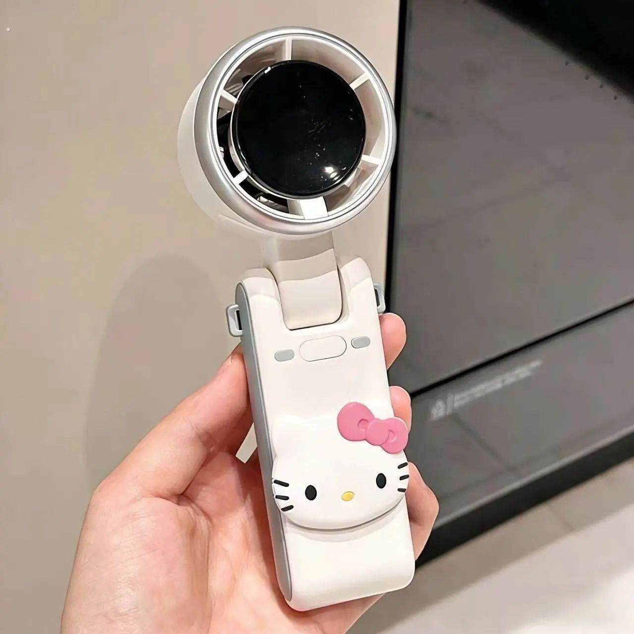 小猫手持风扇长续航小风扇桌面化妆便携可随身充电小电扇送闺蜜
