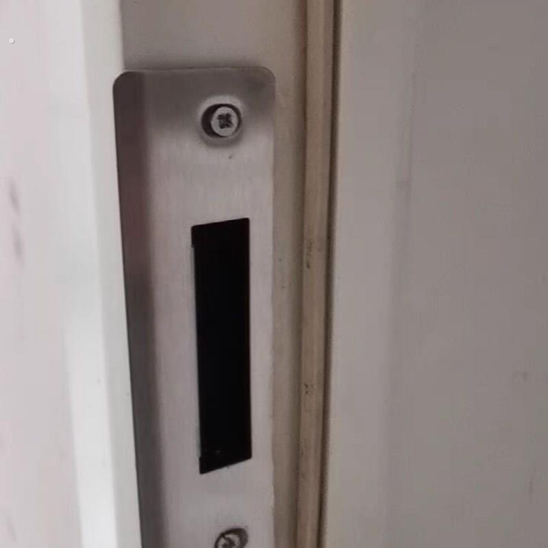 房间锁具配件门锁指向片木门锁舌盒门锁卡槽扣片挡板挡片门框扣板