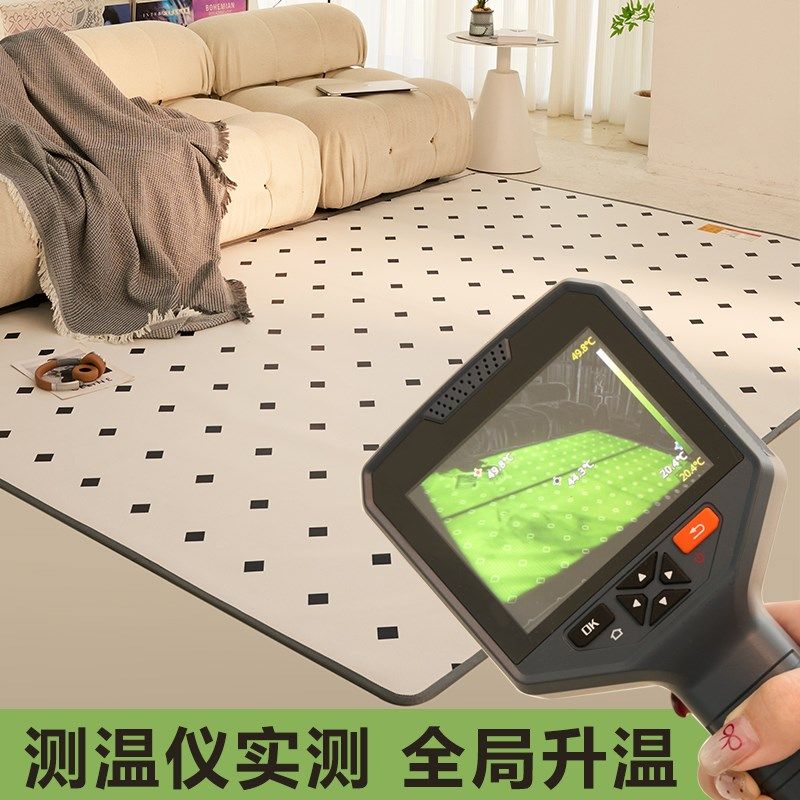 电热地毯客厅石墨烯碳晶移动地暖垫取暖器防水发热地垫极简免打理