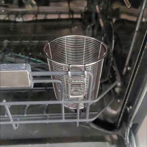 不锈钢筷子筒壁挂式通风筷笼筷子收纳盒沥水架洗碗机专用