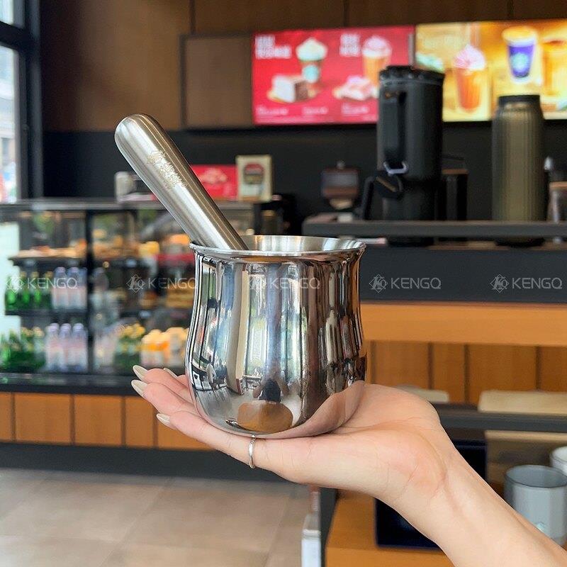 316不锈钢压蒜器胡椒研磨器蒜臼子宝宝副食品碾磨器婴儿米糊捣碎