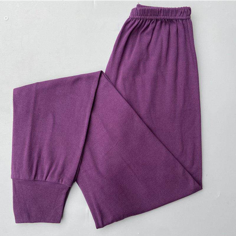 女士纯棉高腰秋裤单件紧身保暖线裤美体弹力棉衬裤薄款修身棉毛裤