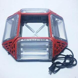 麻将机专用取暖器麻将桌烤火炉点暖气四面烘脚电暖炉餐桌折叠火炉