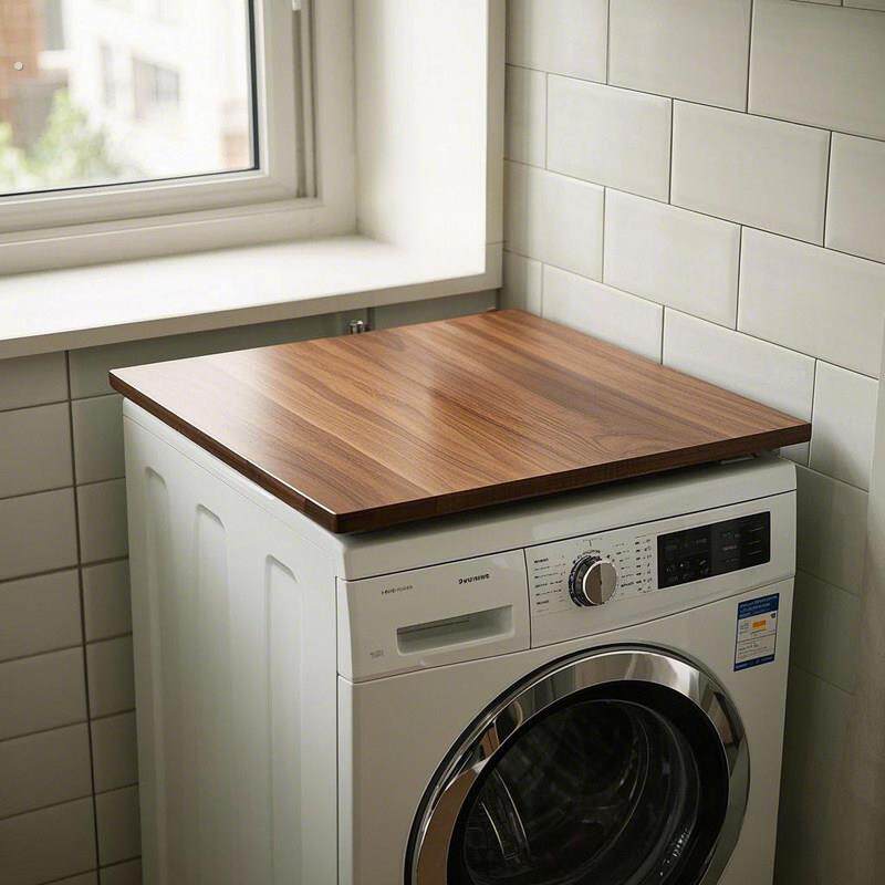 全自动洗衣机上方隔板顶板洗衣房专用盖板防水桌面板吧台板置物板