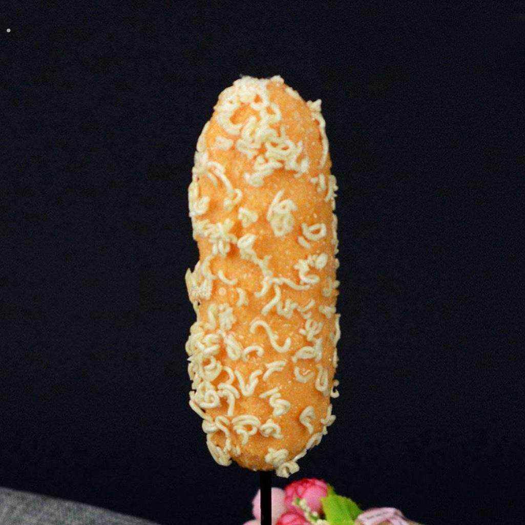 食物模型韩国芝士热狗仿真模具食品拉丝大号热狗棒拉丝芝士棒道具