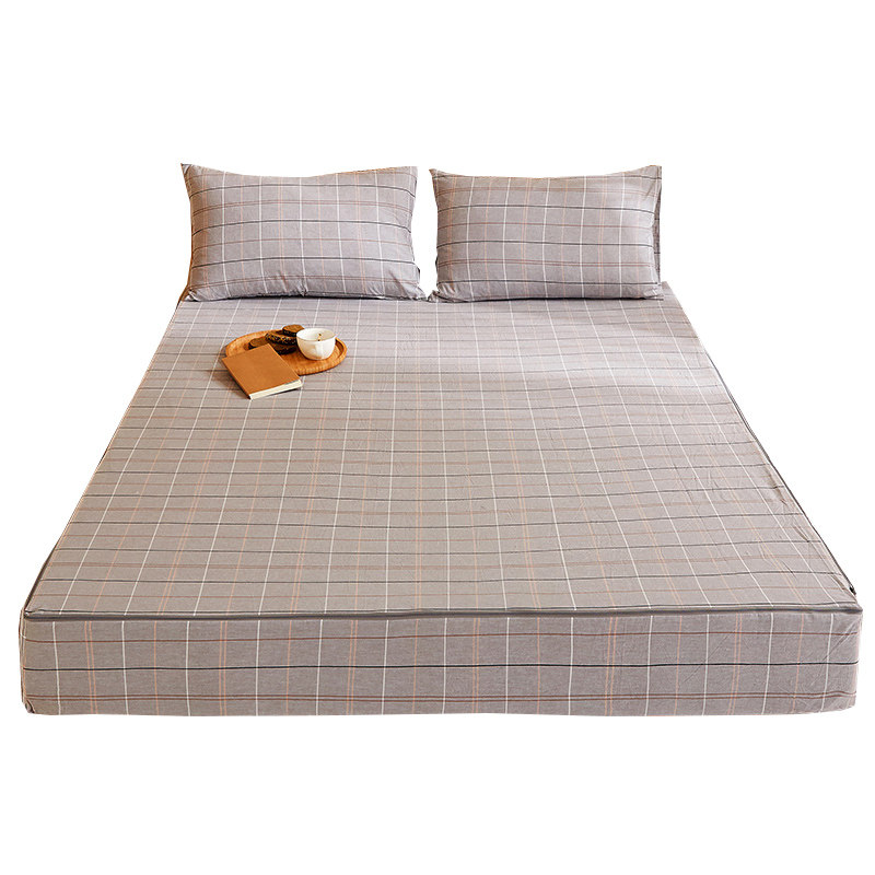 全棉水洗棉六面全包床笠单件榻榻米拉链式床垫保护套子罩防滑定制