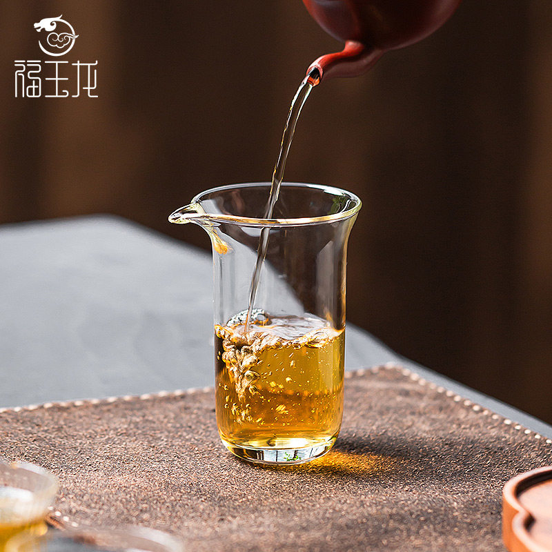 福玉龙雨露玻璃公道杯高档耐热精致泡茶单个茶海分茶器茶具分茶杯,餐饮具,公道杯,淘宝优惠券,粉丝福利购,淘宝优惠卷