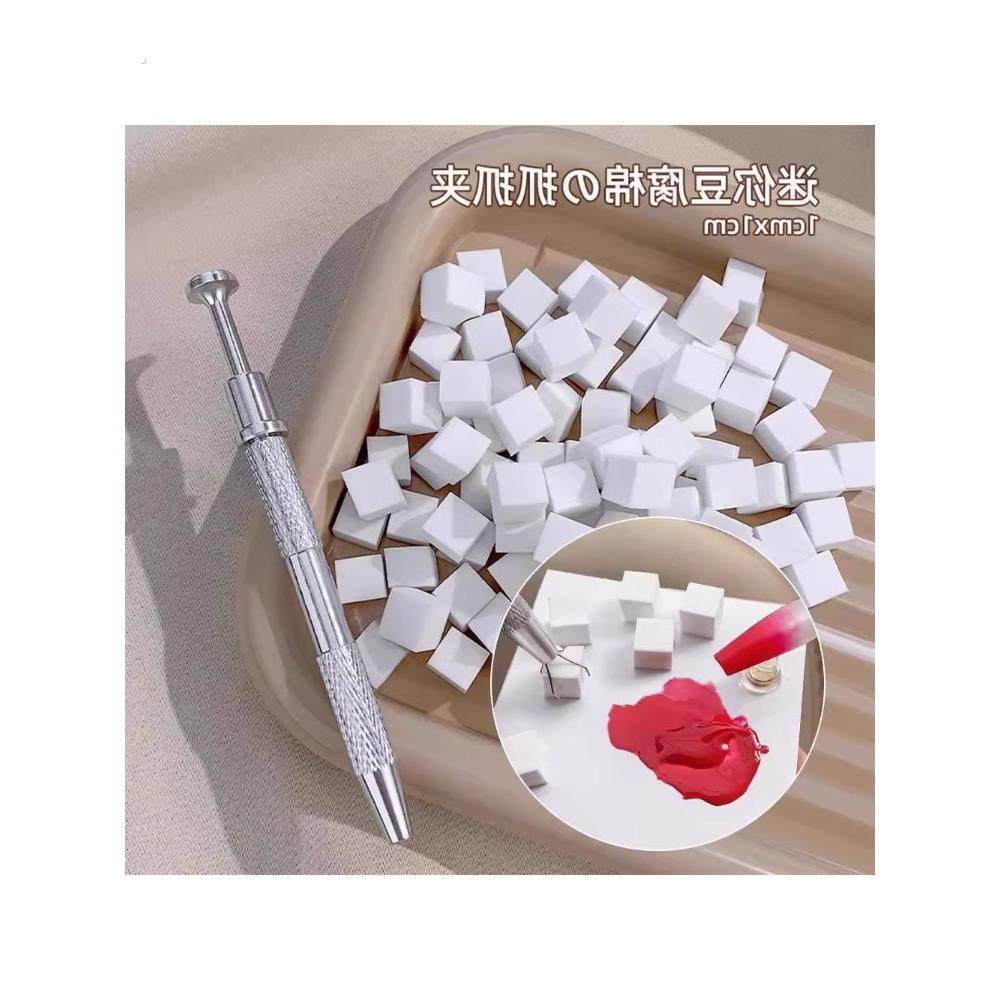 1cm迷你豆腐块美甲渐变海绵拍拍胶专用晕染腮红小方块抓抓笔用品,彩妆/香水/美妆工具,美甲工具,淘宝优惠券,粉丝福利购,淘宝优惠卷