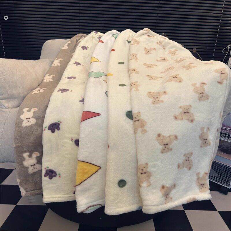 高个子加长睡裤女秋冬季加绒加厚珊瑚绒休闲宽松阔腿保暖超长裤子