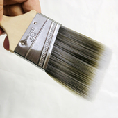 艺术漆工具斜角刷长柄斜毛刷涂刷工具艺术刷2寸半仿理石釉料刷子