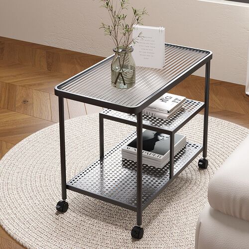 轻奢沙发边几床头桌子侧边柜茶几网红奶油风小方桌客厅可移动角几