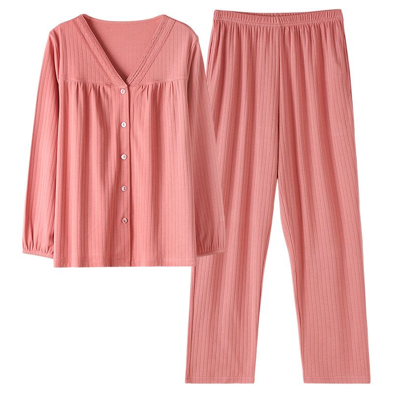 睡衣女士春秋季长袖2023年新款高级感纯棉女款秋冬全棉薄款家居服