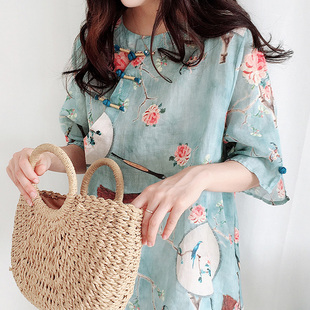 小喵纸样 复古盘扣上衣纸样 DIY做衣服图纸 衣服纸样FY051 亲子装