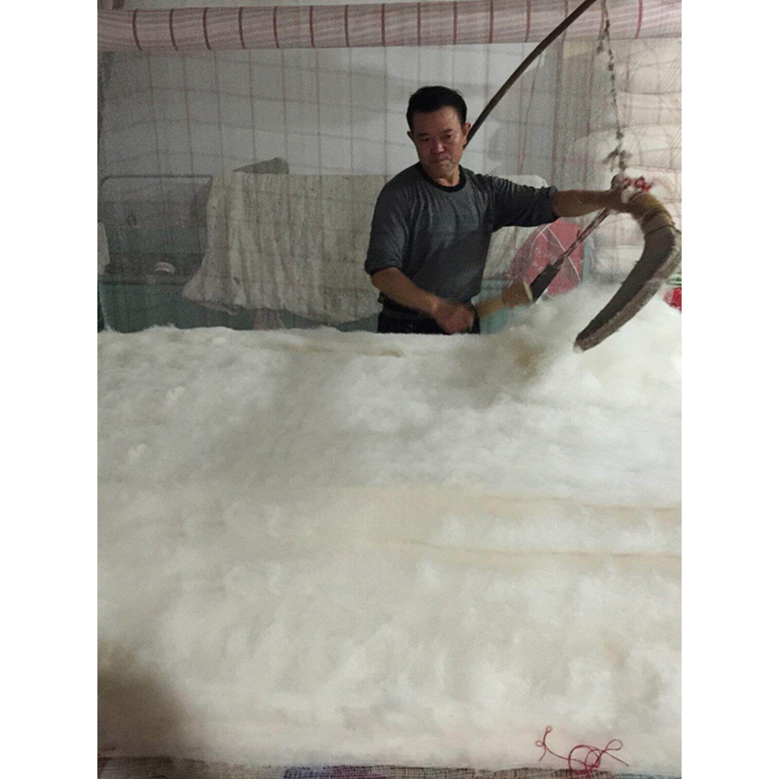 新疆长绒棉花被子手工棉胎棉絮垫被褥子单双人儿童床冬季被芯加厚