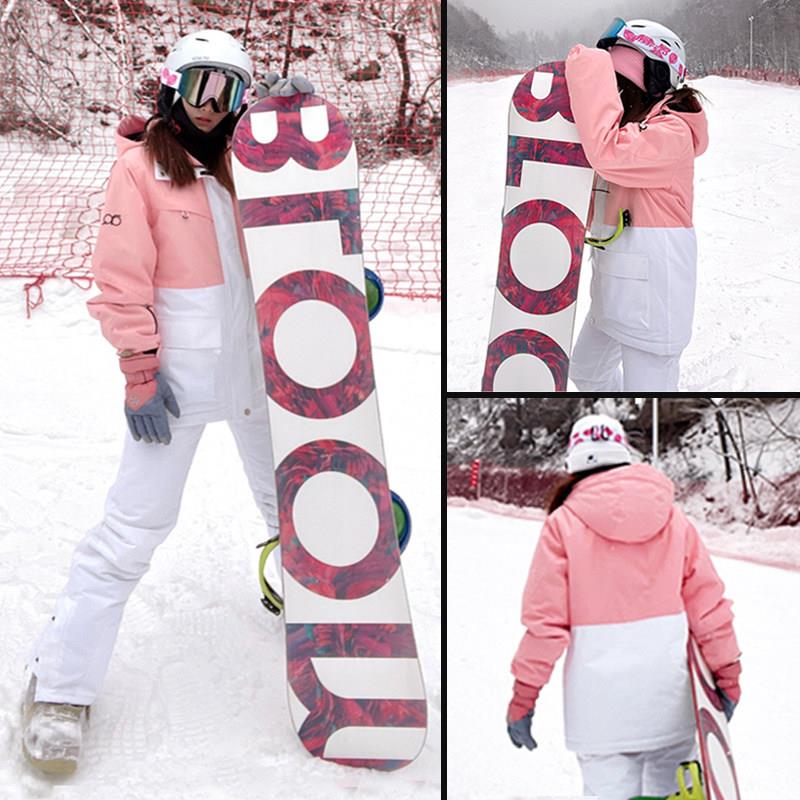 2024新滑雪服女子套装防水上衣冬季滑雪板穿男子专业双人双板设备