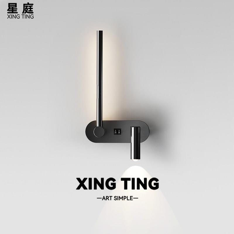 意式极简卧室床头壁灯客厅过道背景墙装饰设计师创意DIY壁挂灯