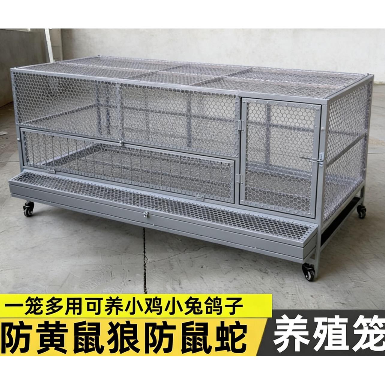 鸡笼家用室内外大号加厚自动收蛋农村专用防鼠鸡鸭鹅兔养殖家禽笼