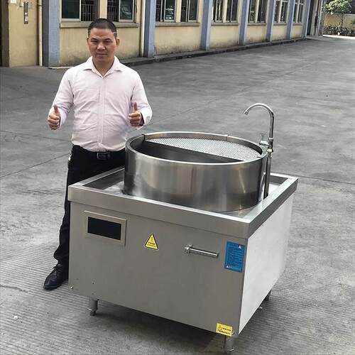 商用电磁炉380V304复合底羊肉汤锅卤煮锅煲汤炉牛肉煲汤大锅厂家