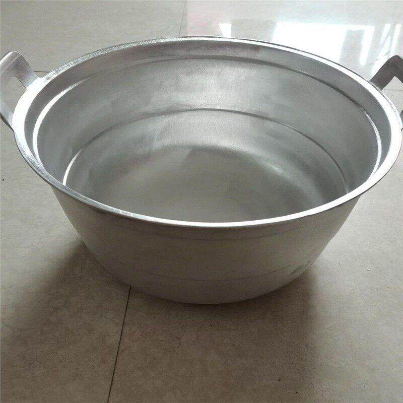 加厚铝蒸锅纯手工铝制加高加大熟铝双层蒸锅铝制老式铝锅包邮