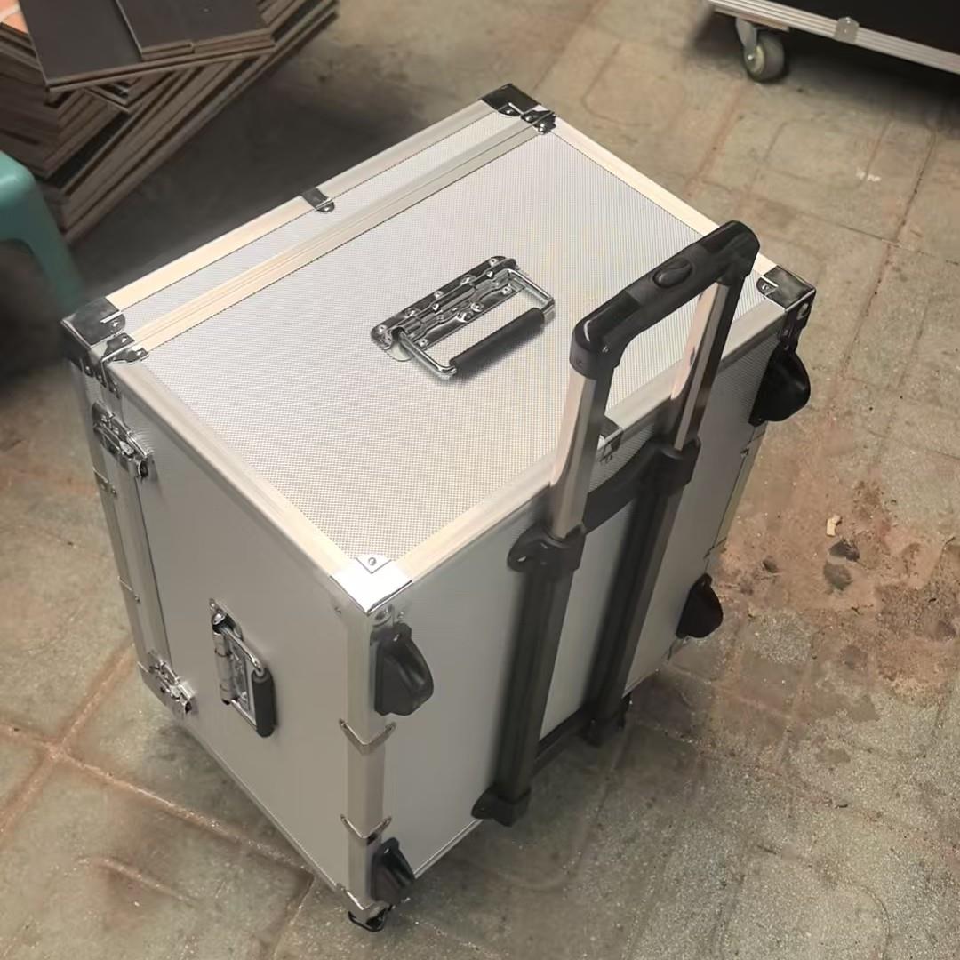 黑色铝合金工具箱 大号工具箱 航空箱玉石仪器仪表箱订做铝合金箱