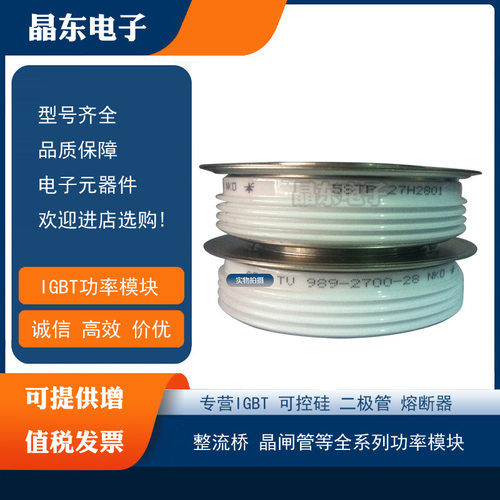 全新晶闸管TV989-2700-28NK0 T553-800-4200 TV918-1670-22NKO