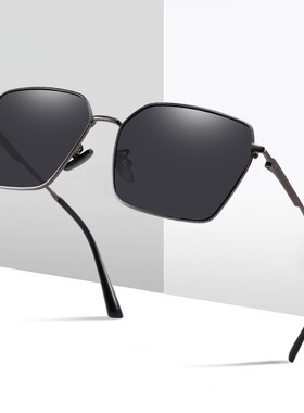 男士方形偏光防紫外线墨镜