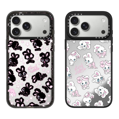 缎带蝴蝶结兔兔foxy illustrations苹果17promax手机壳可爱iPhone16p卡通15plus防摔14保护13创意12磁吸11