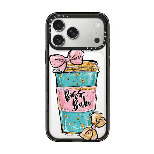 CASETiFiY咖啡系列亚克力版适用iPhone17ProMax明星手机壳苹果16Pro蝴蝶结咖啡杯15ProMax/14防摔13保护套