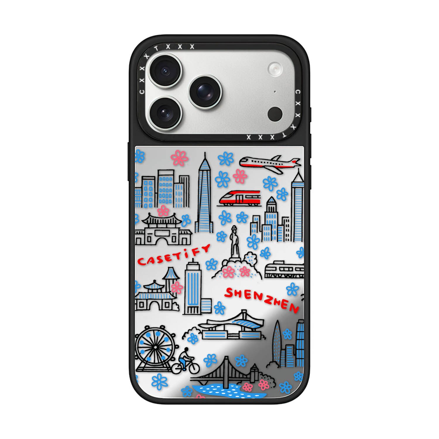 深圳城市限定摩天轮适用苹果17Promax适用于iPhone16Promax15pro14P罗湖万象城保护套13/12手机壳