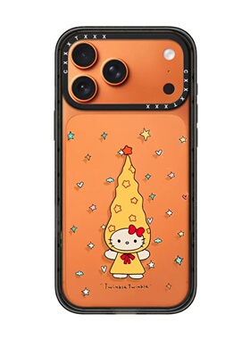 卡通可爱黄色圣诞帽kt猫适用于iPhone17promax橙色壳苹果16/15/14/13/12/11pro/promax防摔手机壳女