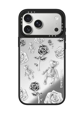 NUMBERING小熊钻石珠宝苹果17Promax适用于iPhone16Promax手机壳15pro明星14Pro卡通可爱13/12/11防摔硬壳