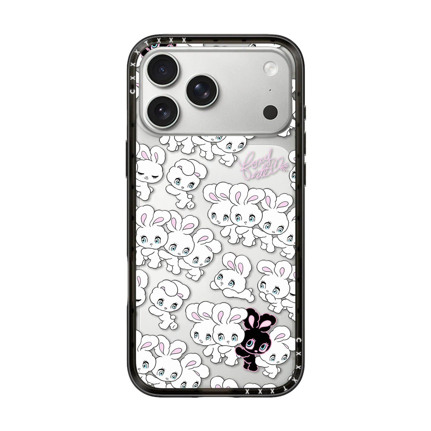新壳体foxy illustrations可爱小白兔苹果18Promax适用于iPhone17Promax手机壳16pro卡通15Pro纤巧壳体14硬壳