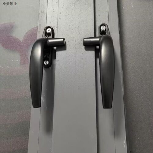 塑钢七字执手外开铝合金单点防盗锁扣门窗户把手平开窗户锁扣50.