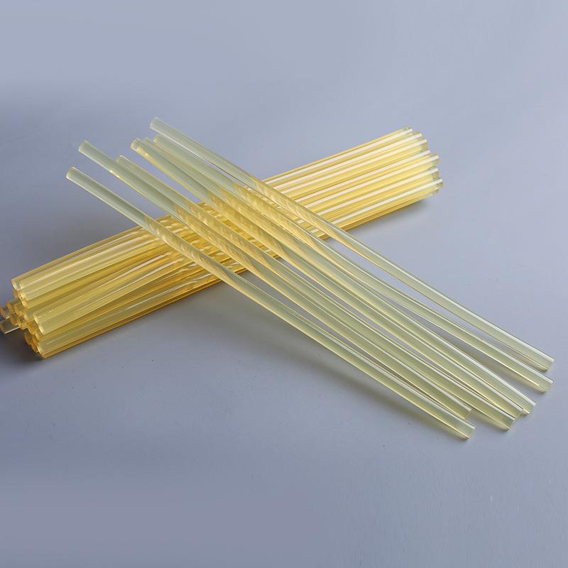 顺之缘热熔胶条粗细黄色超粘透明热熔胶棒高粘性胶条出厂价格