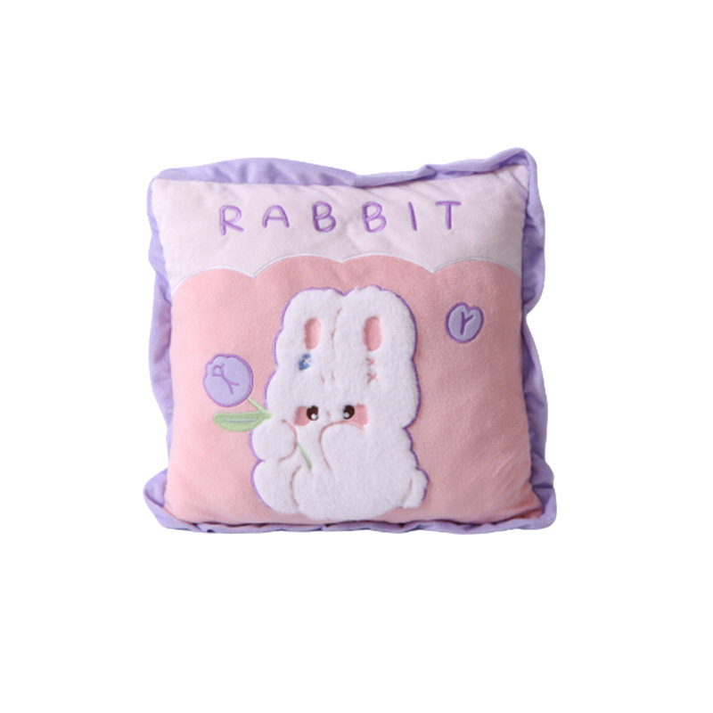 兔子抱枕毯子二合一大号午休被子两用办公室午睡披肩毛毯空调枕头,居家布艺,抱枕被,淘宝优惠券,粉丝福利购,淘宝优惠卷