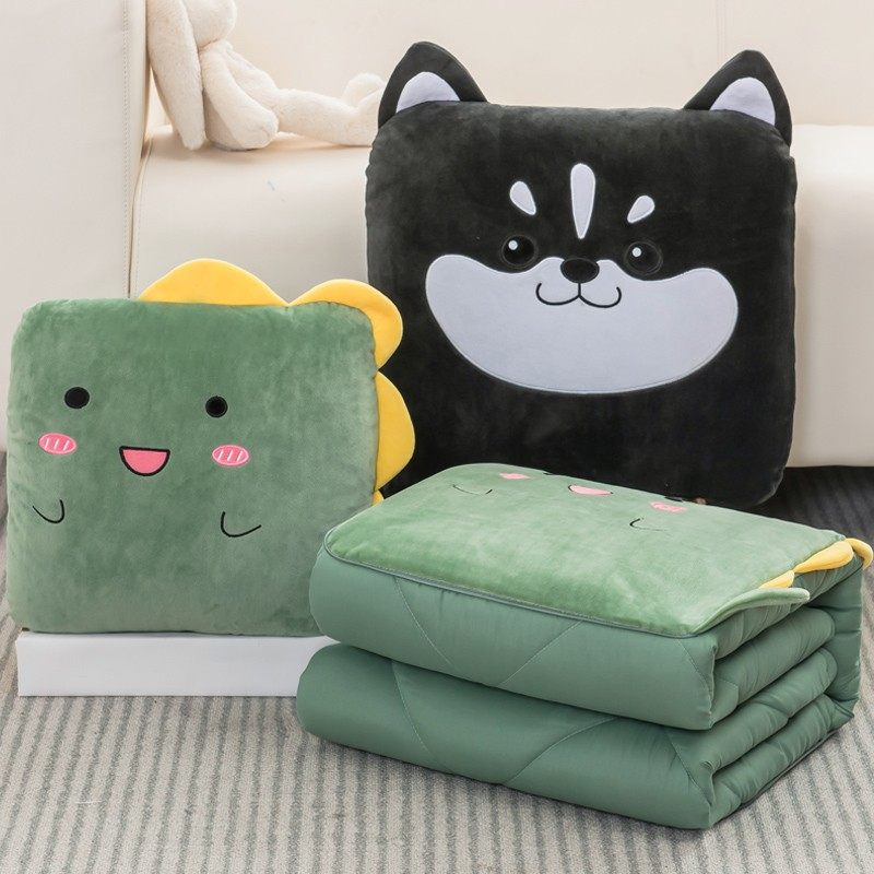 抱枕被子两用二合一四季通用夏季折叠车用枕头办公室午睡毯子靠枕,居家布艺,抱枕被,淘宝优惠券,粉丝福利购,淘宝优惠卷