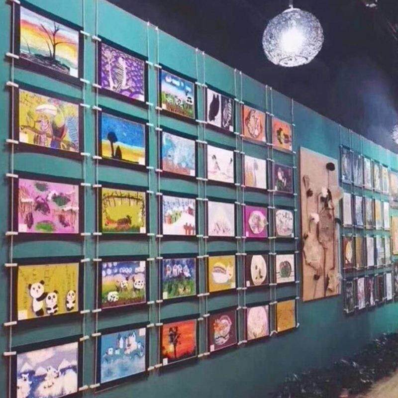A6L8k美术作品展示框 卡纸相框裱4开A4简易画框学生绘画装裱纸框