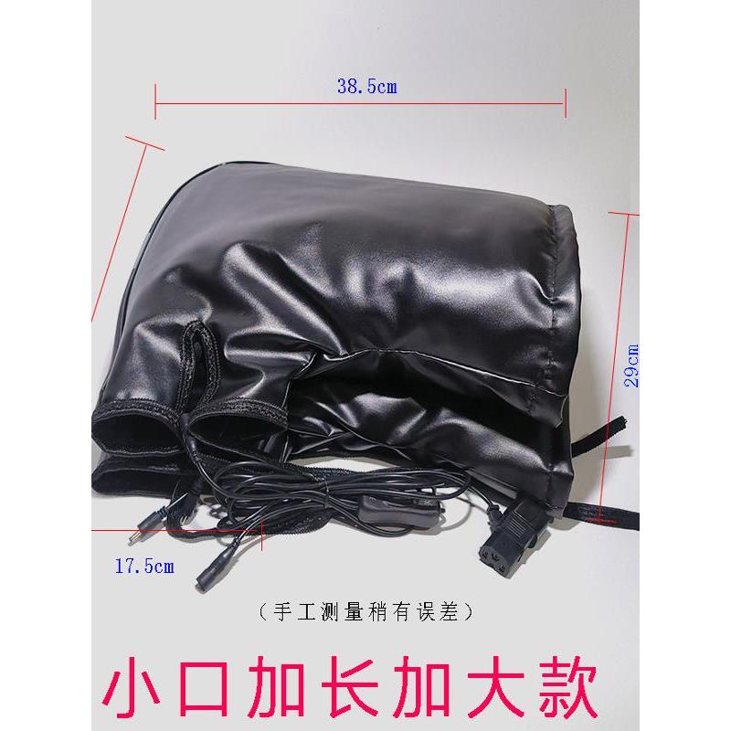 电动车电加热把套一体电热手套三轮车骑手外卖摩托车电热把套48V