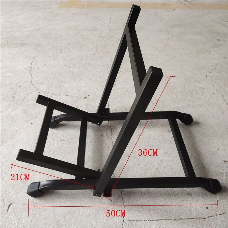 舞台吉他民谣音响后倾托架折叠一体全金属加厚环绕架音箱固定支架