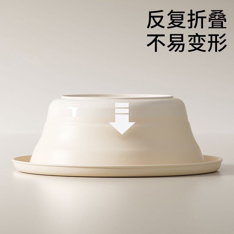 婧麒婴儿宝宝洗脸盆便携分区专用洗澡盆家用可折叠儿童洗屁股新生