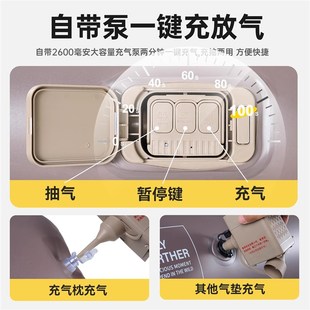 探险者全自动打地铺充气床垫帐篷户外露营睡垫折叠家用冲放气垫床