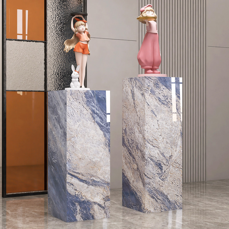 高档轻奢新中式花架客厅摆放装饰品电视柜背景墙玄关创意落地摆件