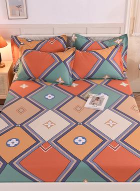 欧式全棉床笠定制订制榻榻米纯棉床套罩1.2x1.35x1.9m200220cm