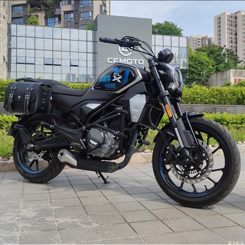 适用于摩托车春风250CLX保险杠后货架改装后扶手靠背防摔杠边包架